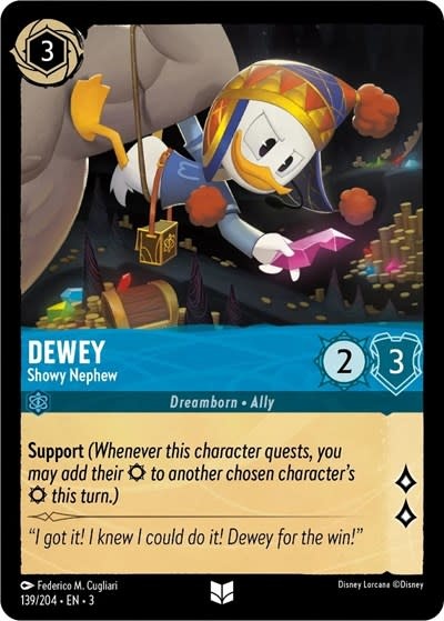 Dewey - Showy Nephew - 139/204 (Normal, Uncommon)