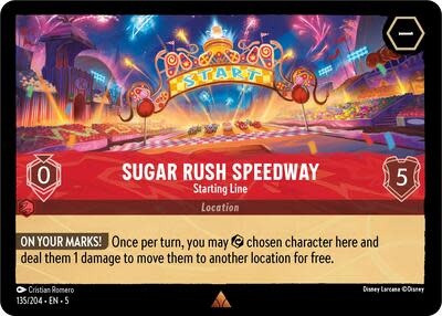 Sugar Rush Speedway - Starting Line - 135/204 (Normal, Rare)