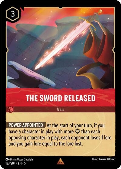 The Sword Released - 133/204 (Cold Foil, Rare)