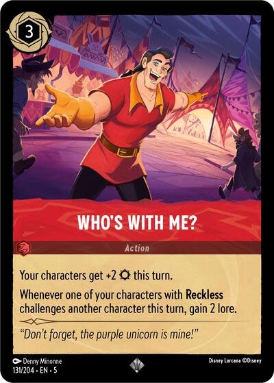 Who's With Me? - 131/204 (Normal, Super Rare)