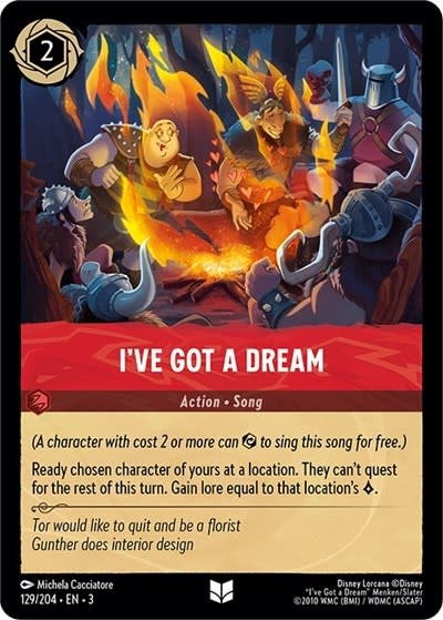 I've Got a Dream - 129/204 (Normal, Uncommon)