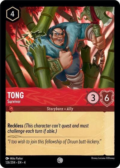 Tong - Survivor - 126/204 (Cold Foil, Common)