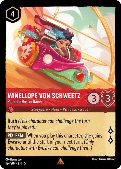 Vanellope von Schweetz - Random Roster Racer - 124/204 (Normal, Rare)