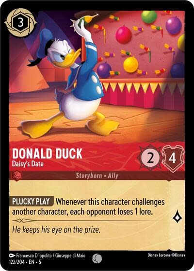Donald Duck - Daisy's Date - 122/204 (Normal, Common)
