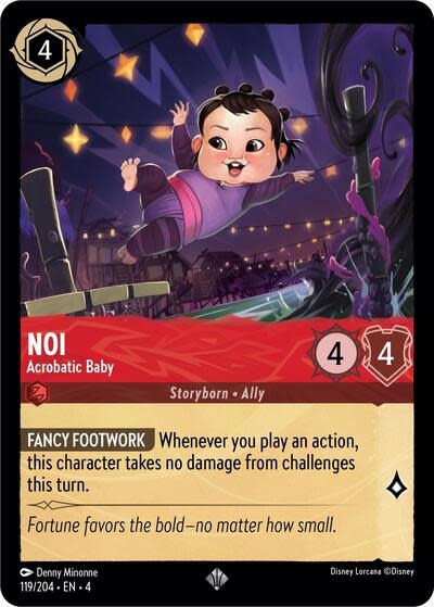 Noi - Acrobatic Baby - 119/204 (Normal, Super Rare)