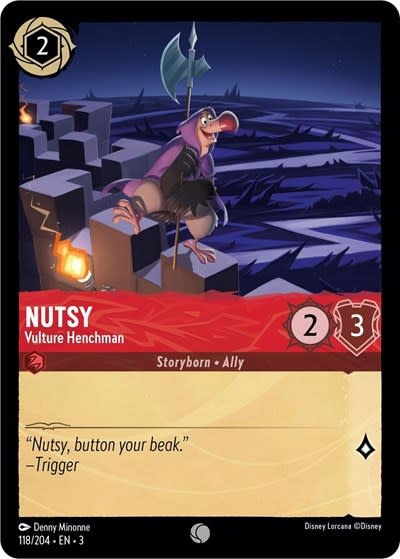 Nutsy - Vulture Henchman - 118/204 (Normal, Common)
