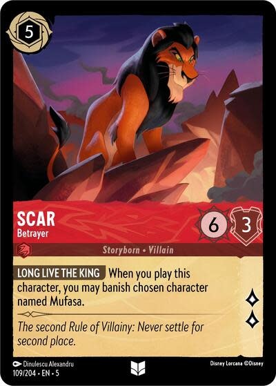 Scar - Betrayer - 109/204 (Normal, Uncommon)