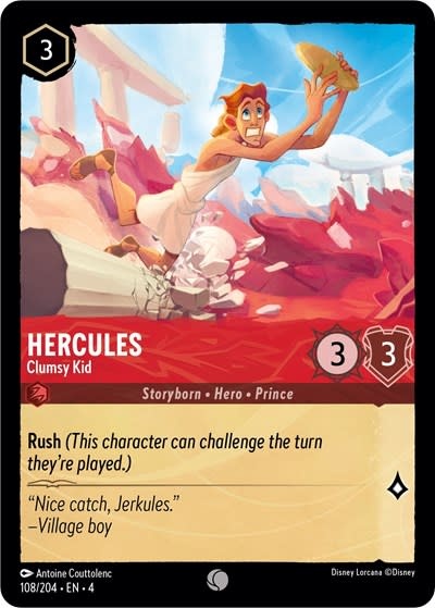 Hercules - Clumsy Kid - 108/204 (Normal, Common)