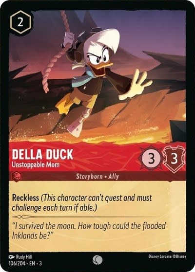 Della Duck - Unstoppable Mom - 106/204 (Normal, Common)