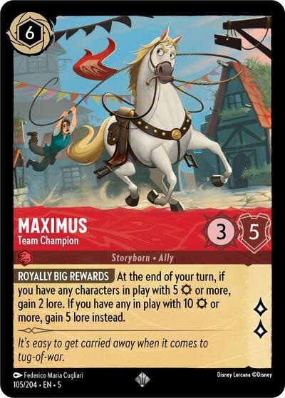 Maximus - Team Champion - 105/204 (Cold Foil, Super Rare)