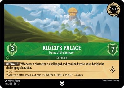 Kuzco's Palace - Home of the Emperor - 102/204 (Normal, Uncommon)