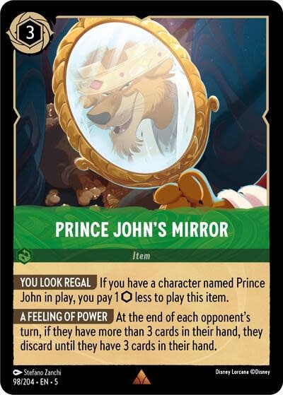 Prince John's Mirror - 98/204 (Normal, Rare)