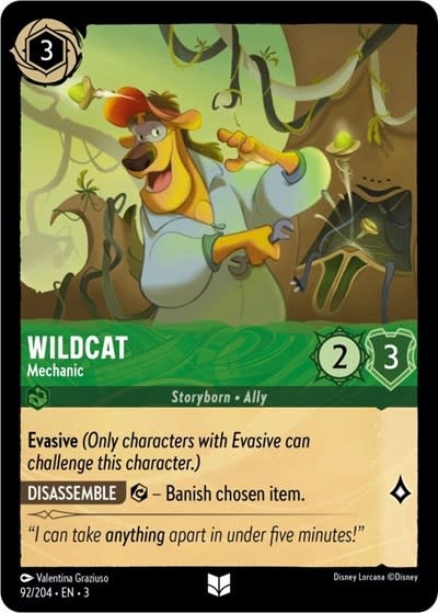 Wildcat - Mechanic - 92/204 (Normal, Uncommon)