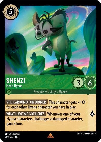 Shenzi - Head Hyena - 91/204 (Normal, Rare)