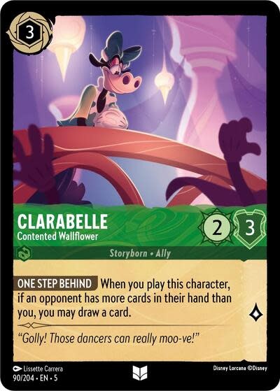 Clarabelle - Contented Wallflower - 90/204 (Normal, Uncommon)