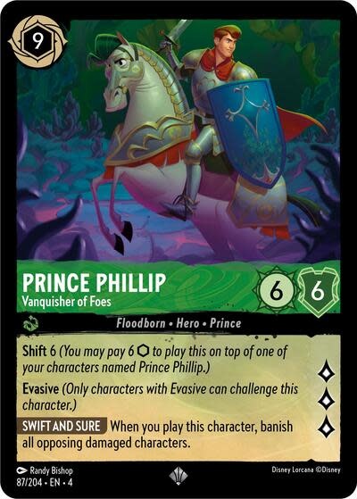 Prince Phillip - Vanquisher of Foes - 87/204 (Normal, Super Rare)