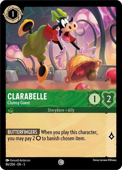 Clarabelle - Clumsy Guest - 86/204 (Normal, Common)