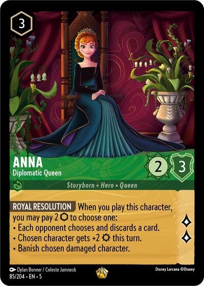 Anna - Diplomatic Queen - 85/204 (Normal, Legendary)