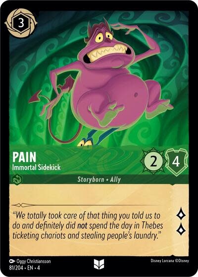 Pain - Immortal Sidekick - 81/204 (Normal, Uncommon)