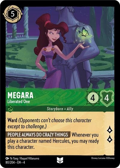 Megara - Liberated One - 80/204 (Normal, Uncommon)