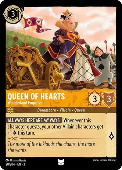 Queen of Hearts - Wonderland Empress - 20/204 (Normal, Uncommon)