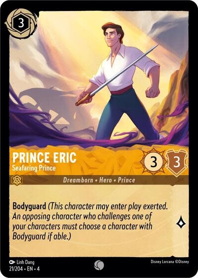 Prince Eric - Seafaring Prince - 21/204 (Cold Foil, Common)