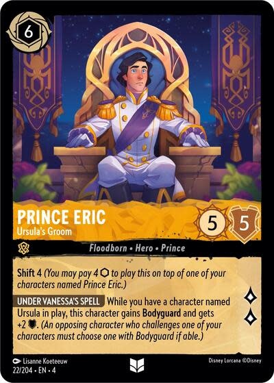 Prince Eric - Ursula's Groom - 22/204 (Normal, Uncommon)