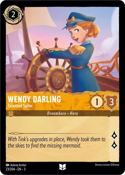 Wendy Darling - Talented Sailor - 23/204 (Normal, Uncommon)