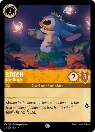 Stitch - Alien Dancer - 23/204 (Normal, Common)