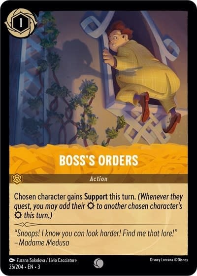 Boss's Orders - 25/204 (Normal, Common)