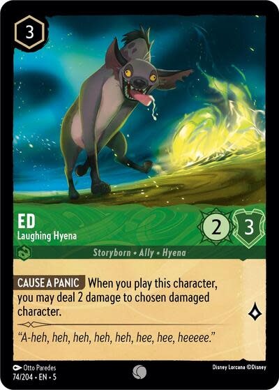 Ed - Laughing Hyena - 74/204 (Normal, Common)