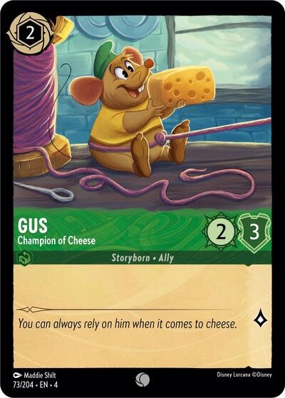Gus - Champion of Cheese - 73/204 (Normal, Common)