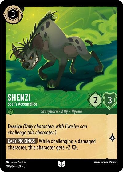 Shenzi - Scar's Accomplice - 70/204 (Normal, Uncommon)