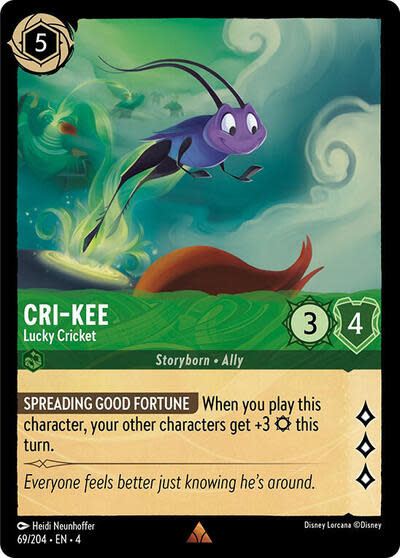 Cri-Kee - Lucky Cricket - 69/204 (Normal, Rare)