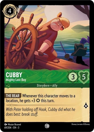 Cubby - Mighty Lost Boy - 69/204 (Cold Foil, Common)