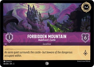 Forbidden Mountain - Maleficent's Castle - 66/204 (Normal, Common)