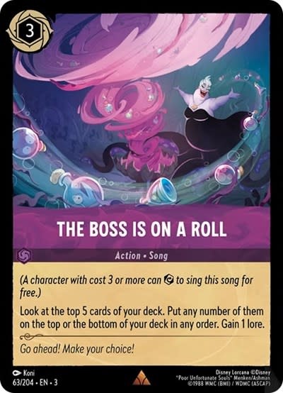 The Boss is on a Roll - 63/204 (Normal, Rare)