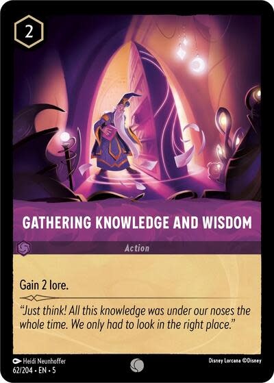 Gathering Knowledge and Wisdom - 62/204 (Normal, Common)