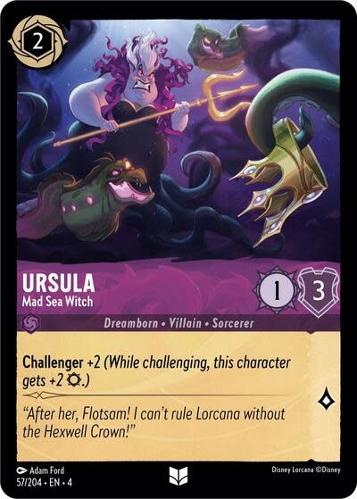 Ursula - Mad Sea Witch - 57/204 (Normal, Uncommon)