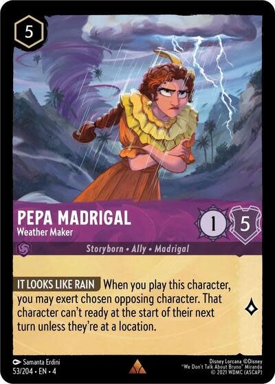Pepa Madrigal - Weather Maker - 53/204 (Normal, Rare)