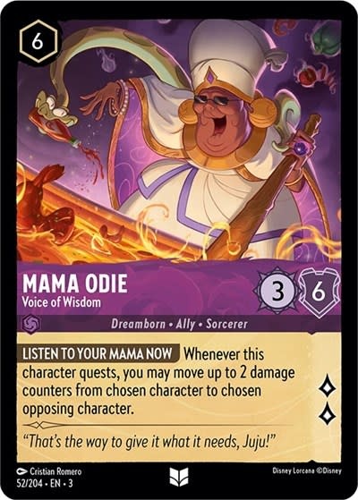 Mama Odie - Voice of Wisdom - 52/204 (Normal, Uncommon)