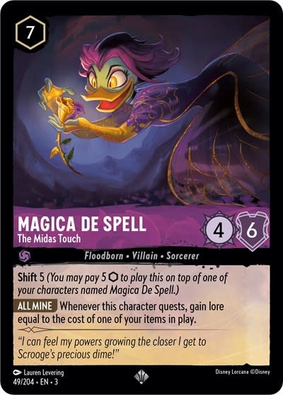Magica De Spell - The Midas Touch - 49/204 (Normal, Super Rare)
