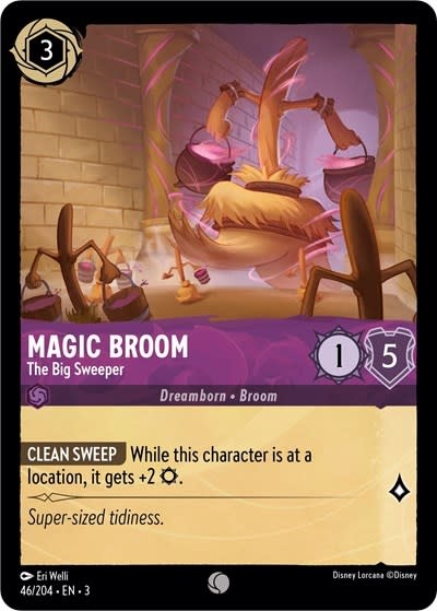 Magic Broom - The Big Sweeper - 46/204 (Normal, Common)