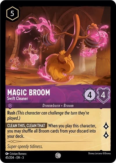 Magic Broom - Swift Cleaner - 45/204 (Normal, Common)