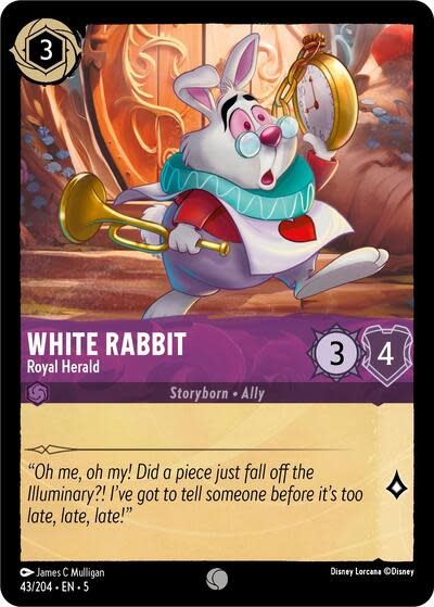 White Rabbit - Royal Herald - 43/204 (Normal, Common)