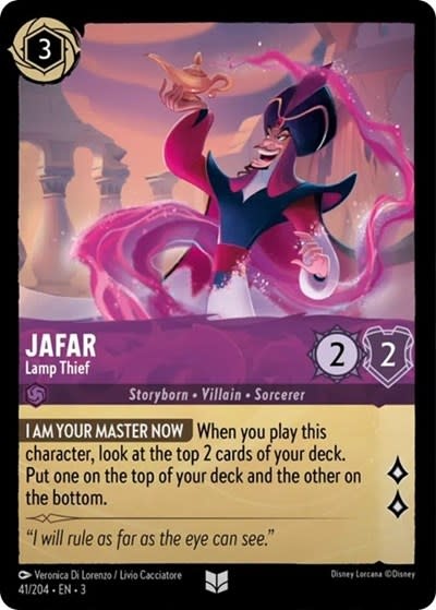 Jafar - Lamp Thief - 41/204 (Normal, Uncommon)