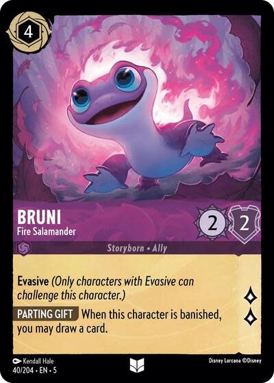 Bruni - Fire Salamander - 40/204 (Normal, Uncommon)