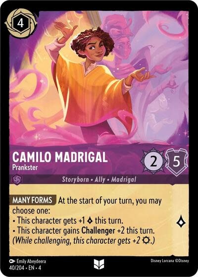 Camilo Madrigal - Prankster - 40/204 (Normal, Uncommon)