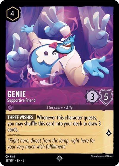 Genie - Supportive Friend - 38/204 (Normal, Super Rare)
