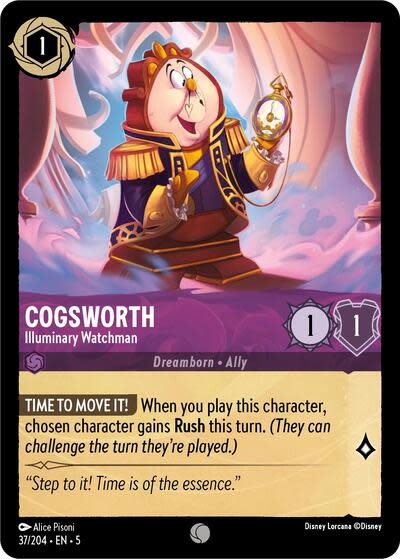 Cogsworth - Illuminary Watchman - 37/204 (Normal, Common)